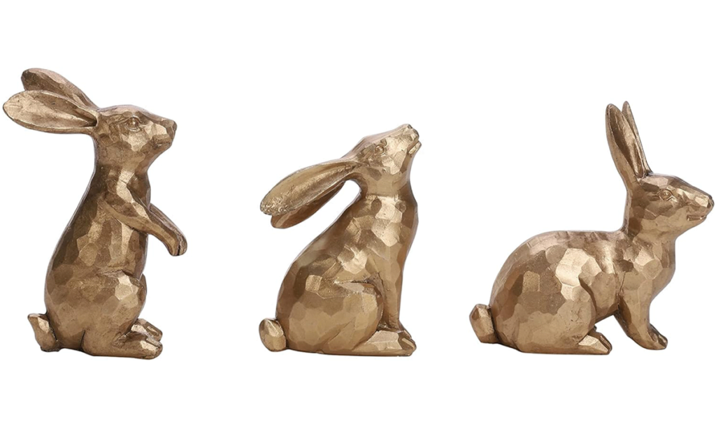 10 Trending Resin Easter Bunny Decorative Figurines for 2024 image 10