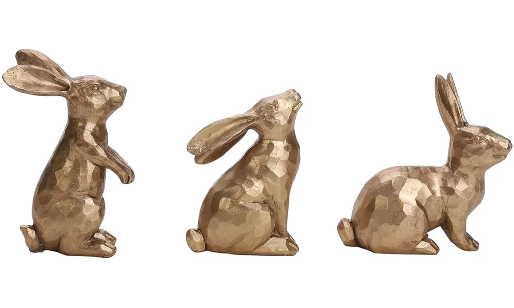 10 Trending Resin Easter Bunny Decorative Figurines for 2024 image 10