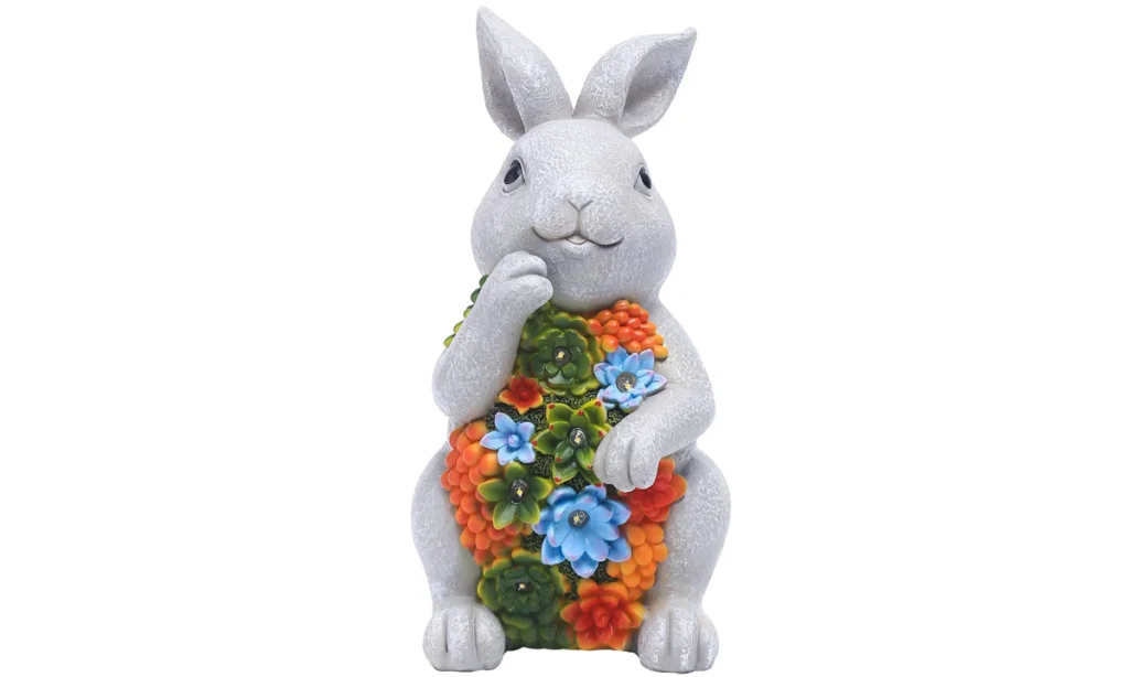 10 Trending Resin Easter Bunny Decorative Figurines for 2024 image 11