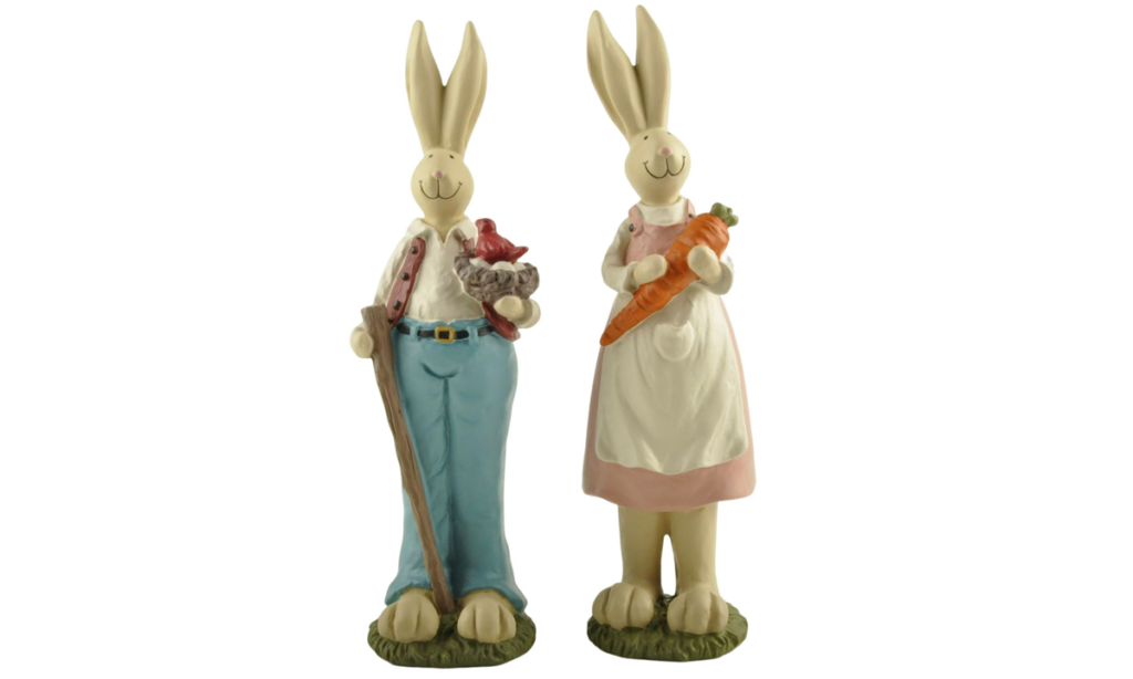 10 Trending Resin Easter Bunny Decorative Figurines for 2024 image 2