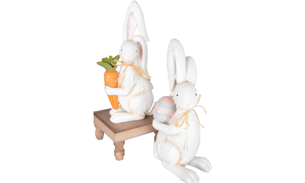 10 Trending Resin Easter Bunny Decorative Figurines for 2024 image 3