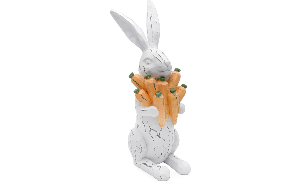 10 Trending Resin Easter Bunny Decorative Figurines for 2024 image 8