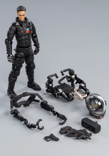Detailed armor and accessories on the articulated figures